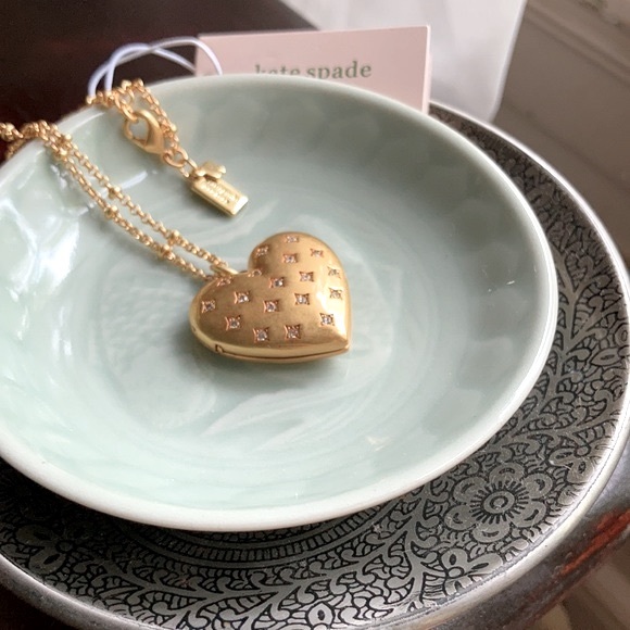 Kate Spade My Precious Heart Long Locket NWT - Picture 2 of 9